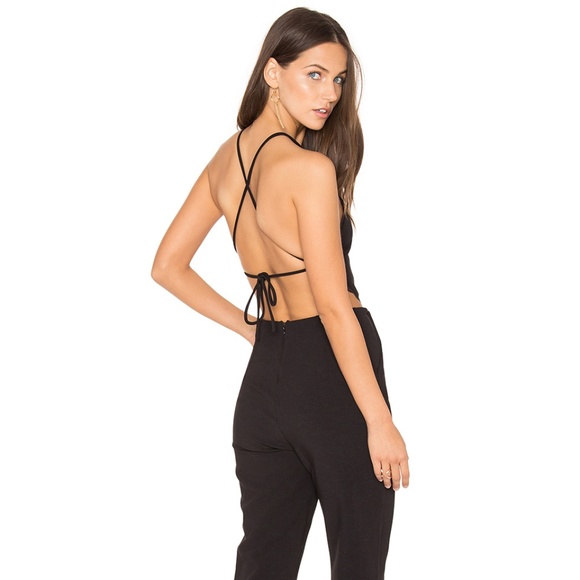 NBD X Revolve Love Me Like You Do Black Jumpsuit - Picture 3 of 6